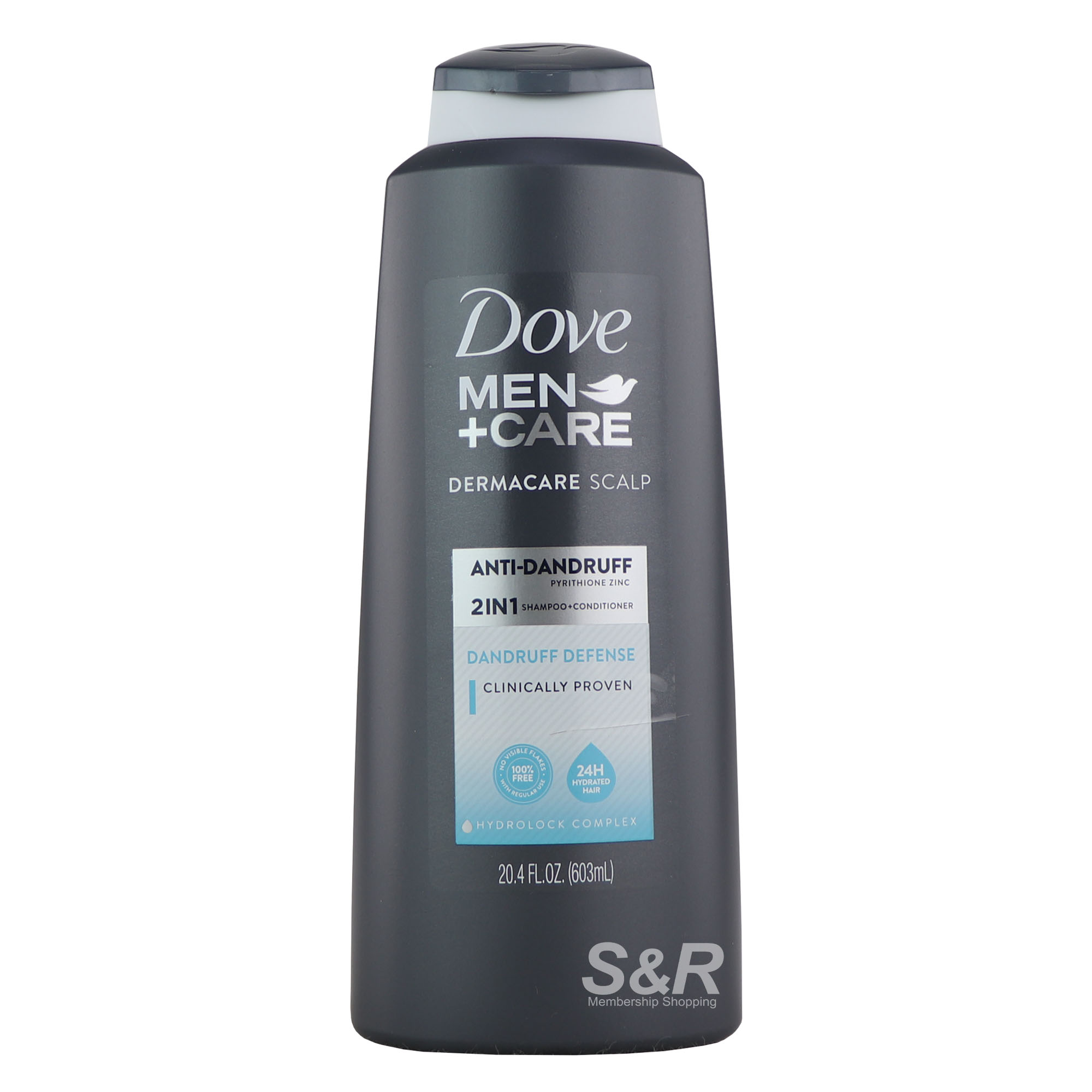 Dove Men+Care Dermacare Scalp Dandruff Defense Shampoo and Conditioner 603mL